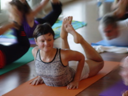 Rajakapotasana - King Pigeon Pose (var.)